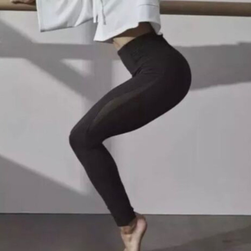 Athleta Womens Small Aura Leggings Super Soft Layer Athletic Workout Gym Black - Picture 6 of 6